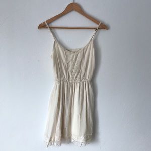 Lace Crepe Dress